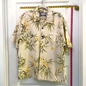 Seven Palm 100% silk shirt